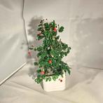 Vintage kerstboom glasparels met ornamenten, Diversen, Kerst, Ophalen of Verzenden, Zo goed als nieuw