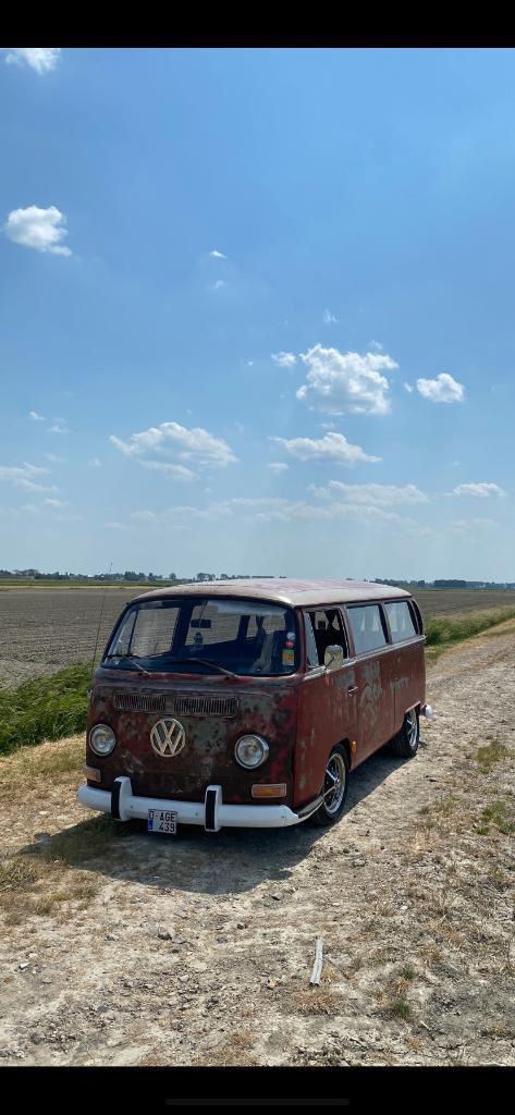Volkswagen T2A, Autos, Oldtimers & Ancêtres, Particulier, Radio, USB, Volkswagen, Essence, 3 portes, Boîte manuelle, Rouge, Noir