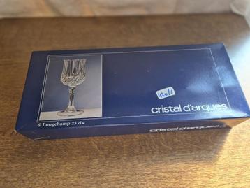 Cristal d’Arques Longchamp 25 cl kristallen glazen beschikbaar voor biedingen