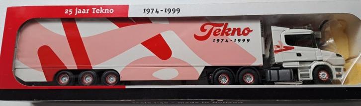 SCANIA TORPEDO MET OPDRUK 25 JAAR TEKNO, Hobby en Vrije tijd, Modelauto's | 1:50, Nieuw, Bus of Vrachtwagen, Tekno, Ophalen of Verzenden