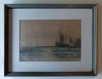 Aquarel H.Doeleman, Antiek en Kunst, Kunst | Schilderijen | Klassiek, Ophalen of Verzenden