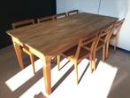 Teak tafel voor 8 à 10 personen (zonder stoelen), Huis en Inrichting, 200 cm of meer, Zo goed als nieuw, Vijf personen of meer