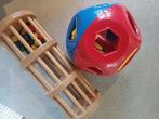 Houten ratelspeelgoed en vormenstoof van tupperware, Kinderen en Baby's, Ophalen