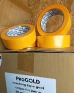 24 rollen Progold 36mm x 50m maskingtape geel of paars, Enlèvement ou Envoi, Neuf