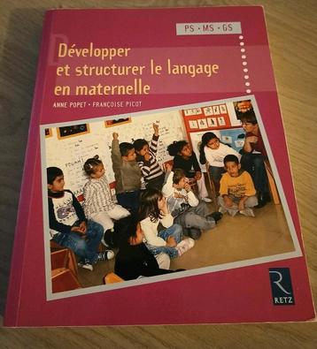 Livre "Développer et structurer le langage en maternelle"