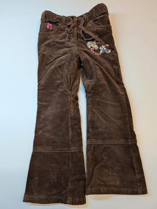 Disney : Pantalon Minnie Mouse en velours marron taille 110, Enlèvement ou Envoi, Pantalon