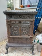 Antieke gietijzeren houtkachel, Dedietrich&co Niederbronn, Huis en Inrichting, Kachels, Ophalen, Houtkachel