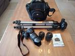 Canon EOS 760D + 3 Objectifs + Trépied + Sac de transport, TV, Hi-fi & Vidéo, Enlèvement, Comme neuf, Reflex miroir, Canon