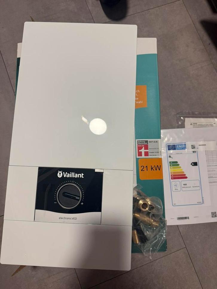 Vaillant geregelde elektrische doorstroomverwarmer 21kW, Doe-het-zelf en Bouw, Chauffageketels en Boilers, Nieuw, Minder dan 3 jaar oud