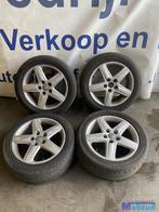 AUDI A6 C6 velgen met banden 5x112 57.1 17 inch (6), Auto-onderdelen, Banden en Velgen, Gebruikt, Band(en)