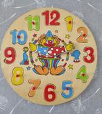 houten speelgoed klok, Ophalen of Verzenden, Gebruikt, Overige typen
