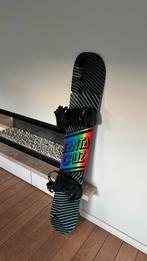 Snowboard Santa Cruz met bindingen, Sport en Fitness, Ophalen, Zo goed als nieuw, Board