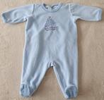 Pyjama grenouillère en velours bleu - T60 - Petit Bateau, Enfants & Bébés, Garçon, Comme neuf, Petit Bateau, Enlèvement