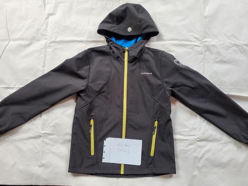 T152 Veste noire softshell Icepeak, Kinderen en Baby's, Kinderkleding | Maat 152, Zo goed als nieuw, Ophalen of Verzenden