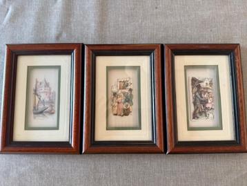 Anton Pieck 3 x 3D kader beschikbaar voor biedingen