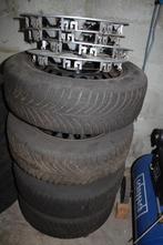 4continentale winter met 195/65/r15 T-velgen + vw wieldoppen, Auto-onderdelen, Ophalen, Gebruikt, 15 inch, Banden en Velgen