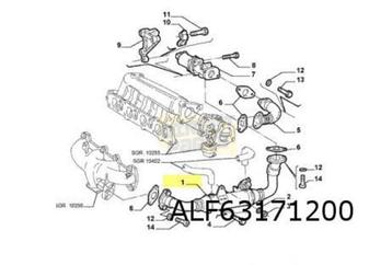 Alfa Romeo / Fiat / Lancia EGR-Koeler OES! ALF63171200 beschikbaar voor biedingen
