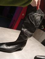 Bottes pour femme en cuir noir, Enlèvement ou Envoi, Noir