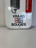 CHAMPION bougie reclame thermometer, Verzamelen, Ophalen of Verzenden, Gebruikt, Reclamebord