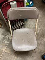 10 chaises pliante grise professionnelle, Utilisé