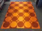 Space Age Panton Pop Art Tapijt Vintage 1970s, Ophalen of Verzenden, Gebruikt