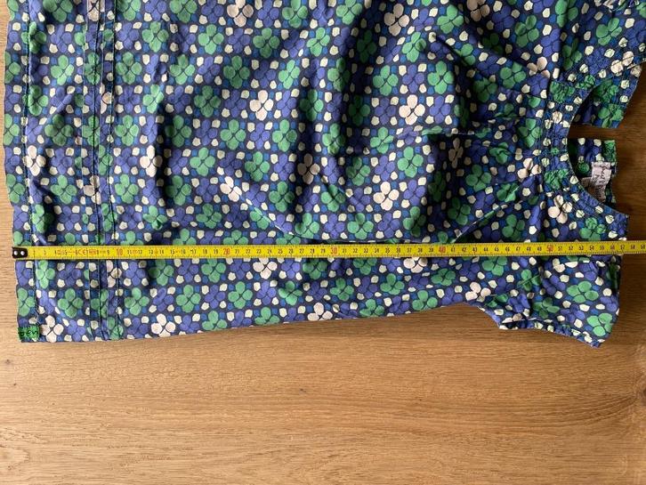 Smart & Pretty blauw kleedje met gele en groene bloemen, Enfants & Bébés, Vêtements enfant | Taille 122, Utilisé, Fille, Robe ou Jupe