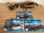 Lego city 4x4 with Powerboat 60085, Ophalen of Verzenden, Lego, Zo goed als nieuw