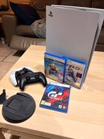 Ps5 met 2 controllers en extra interne opslag, Informatique & Logiciels, Disques durs, Enlèvement, Comme neuf
