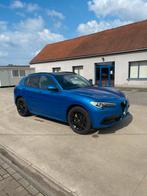 Alfa Romeo stelvio q4, Auto's, Automaat, USB, Blauw, Leder