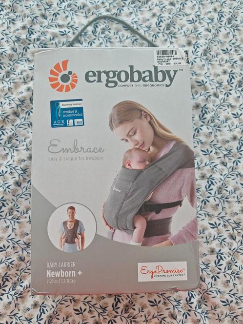 Ergobaby Embrace, Kinderen en Baby's, Babydragers en Draagdoeken, Zo goed als nieuw, Draagzak, Ophalen