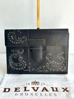 Delvaux  Limited Édition / Collecter Item 2017 Presse Clutch, Ophalen of Verzenden, Zo goed als nieuw, Zwart, Leer