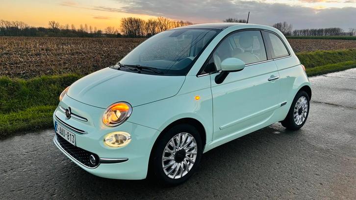 Fiat 500 1.2i • Lounge • 2019 • 99 000 km • Approuvé, Autos, Fiat, Particulier, ABS, Airbags, Air conditionné, Bluetooth, Ordinateur de bord