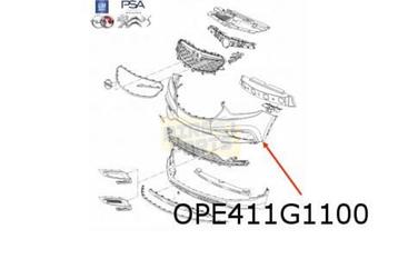 Opel Mokka X (9/16-9/19) voorbumper (bij ml) (te spuiten) Or beschikbaar voor biedingen