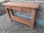 wandtafel console in massief Teakhout, Antiek en Kunst, Ophalen of Verzenden