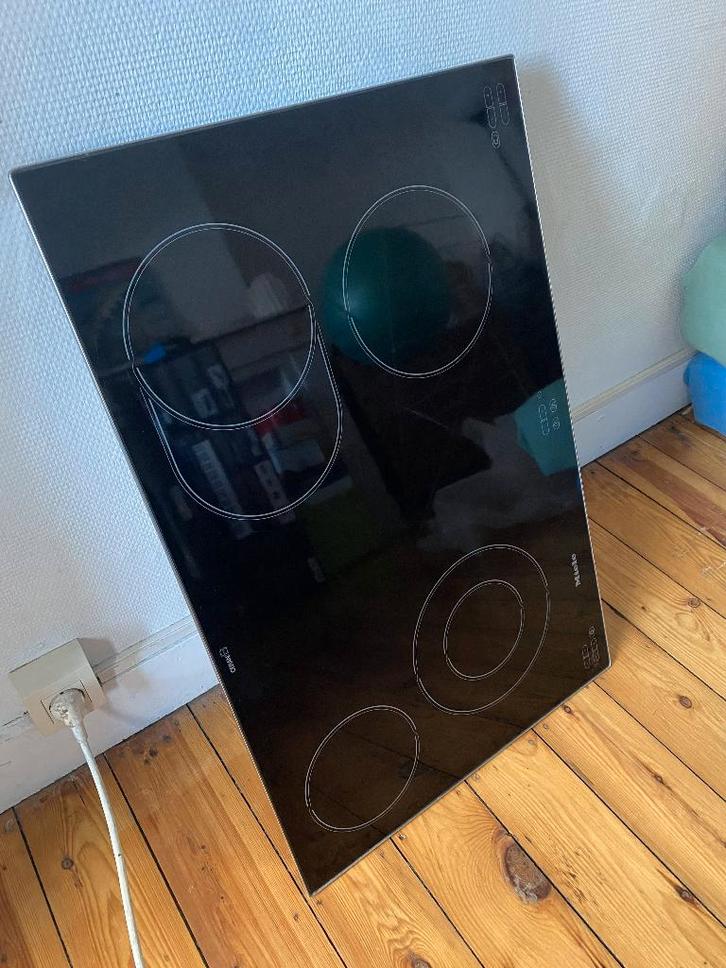 Plaque Vitrocéramique MIELE 80cm - KM 550, Electroménager, Tables de cuisson, Utilisé, À Poser, 4 zones de cuisson, Enlèvement