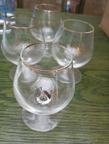 Ikonische borrelglazen, Napoleon cognac, Pėre Maloire, Bols beschikbaar voor biedingen