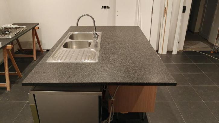 keukenbladen 3cm massief graniet, Huis en Inrichting, Keuken | Keukenelementen, Gebruikt, Minder dan 100 cm, 150 tot 200 cm, 50 tot 75 cm
