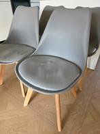 Eetkamerstoelen, Maison & Meubles, Chaises, Bois, Gris, Scandinavisch, Enlèvement