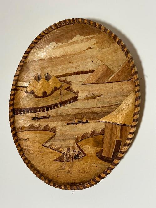Wanddecoratie ‘Afrikaans landschap’, Antiek en Kunst, Kunst | Overige Kunst, Ophalen