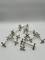 12 porte-couteaux croisillons WISKEMANN, Ophalen of Verzenden