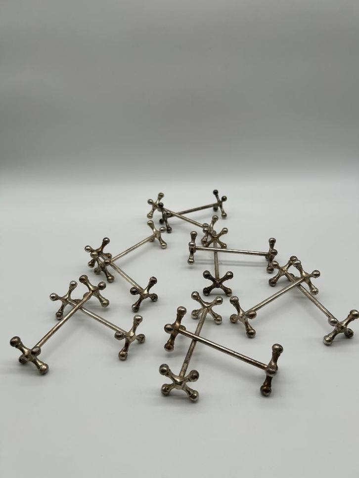 12 porte-couteaux croisillons WISKEMANN, Antiquités & Art, Antiquités | Couverts, Enlèvement ou Envoi