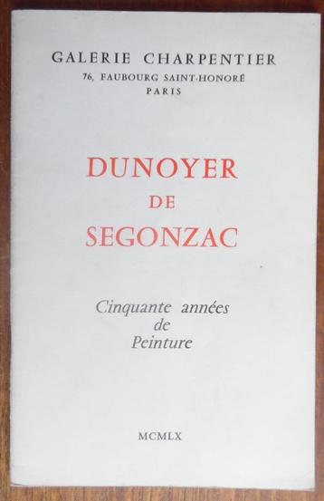 Andre Dunoyer de Segonzac - Galerie Charentiewr - 1960