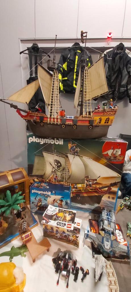 Playmobil groot piratenschip, Kinderen en Baby's, Speelgoed | Playmobil, Zo goed als nieuw, Ophalen of Verzenden
