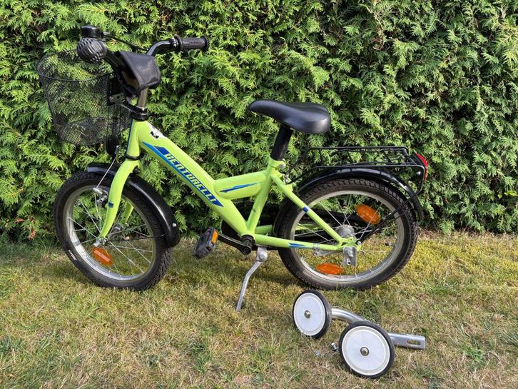 Venturelli kinderfiets 16", Fietsen en Brommers, Fietsen | Kinderfietsjes, Gebruikt, 16 tot 20 inch, Zijwieltjes, Ophalen