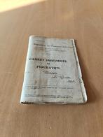 Chasseurs Ardennais carnet individuel de figuratifs, Collections, Enlèvement ou Envoi, Armée de terre