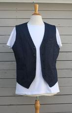 Gilet, merk zara, blauw met witte streepjes, size: eur: XL,, Taille 42/44 (L), Enlèvement ou Envoi, Zara, Comme neuf