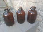 3 grote oude apotheker flessen, Ophalen
