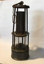Antieke mijnlamp, Ophalen of Verzenden