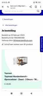 Honden bench, Dieren en Toebehoren, Ophalen, Zo goed als nieuw