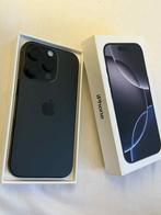iPhone 16 Pro 256 GB Black Titanium, Telecommunicatie, Mobiele telefoons | Apple iPhone, Zwart, IPhone 16, Zo goed als nieuw, 100 %